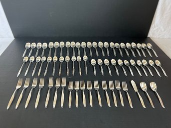 Large Set Of Rogers And Bro. Silver Plated Silverware