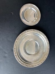 2 Gorgeous Sterling Platters