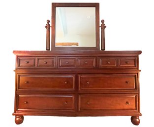 Pier One- Low Dresser With Mirror