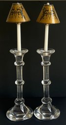 Glass Candlesticks