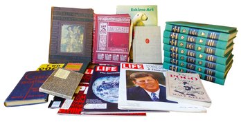 Large Collection Of Books, Photography Encyclopedia's, 1960's Life Magazines