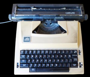 Sears Graduate Electric Typewriter With Non-slip Pad