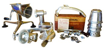Hand-crank Food Processors And Oster Food Mixer Attachment