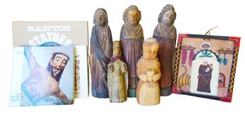 New Mexico Santos Statues And Figurines, Books, Painting