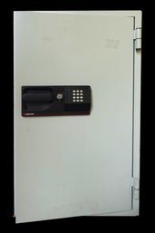 Large Sentary Safe With Combo And Key Lock. Works Great All Keys And Codes Included