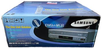 Samsung DVD & VCR  V2000 - One Unit Solution