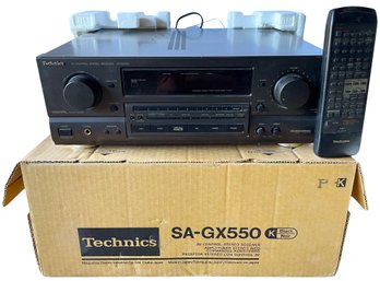 Technics By Panasonic AV Control Stereo Receiver SA-GX550