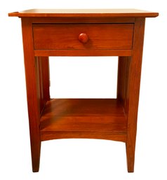 Ethan Allen Bedside Table With Drawer