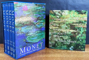 Claude Monet Art Books Including Wildenstein Institute Box Set