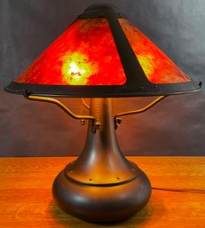 Amazing Solid Copper 3 Bulb Table Lamp From Mica Light Co.