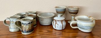 Art Pottery, Mostly Signed Mugs And More