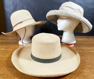 3 Women's Sun Hats Including Scala