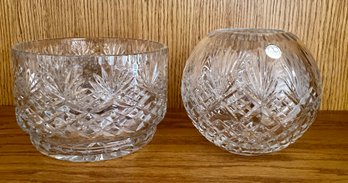 Crystal Bowl & Vase
