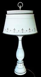 Colonial Style Metal Shade Table Lamp