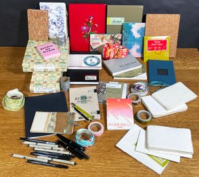 Sketchbooks, Stationary, Watercolor Paper, Pens, Washy Tape & More!