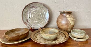 8 Studio Art Pottery Pieces