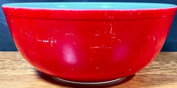 Vintage Red Pyrex 404 Mixing Bowl