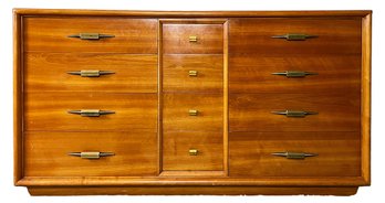 Beautiful Mid Century 12-drawer Lowboy Dresser