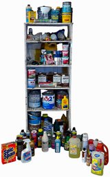 Huge Lot Of Paints, Wood Polish, Stain, Cleaning Products & More