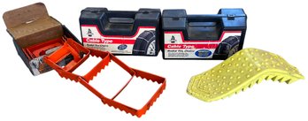 Automotive Accessories- Cable Type Radial Tire Chains, Emergency Snow Spikes & More!