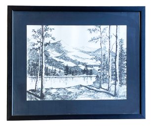 Signed & Numbered Landscape Print By J. Walter