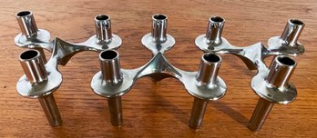 3 Mid Century Atomic Candle Holders