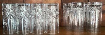 6 Cut Glass & 5 Crystal Tumblers