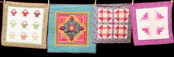 4 Small Art Quilts By Ann Modahl