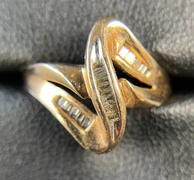 Sweet 10k Gold 1/4k TW Diamond Ring