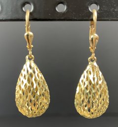 10k Gold Earrings From Italy
