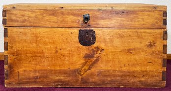 Primitive Antique Wooden Chest