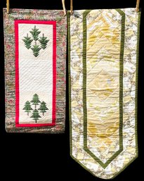 2 Quilted Table Runners By Artist Ann Modahl
