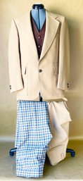 Vintage Jack Nicklaus Men's Suit And Men's Pendleton Vest, Golf Pants Included