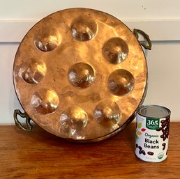 Large Copper French Egg Pot