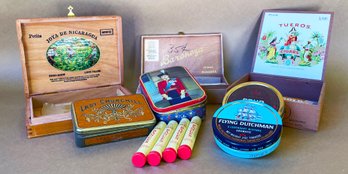 Cigar Cases, Tobacco Tins, & Cigar Sleeves