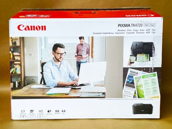Canon Pixma TR4720 Printer In Origanal Box Plugged In And Appears To Work