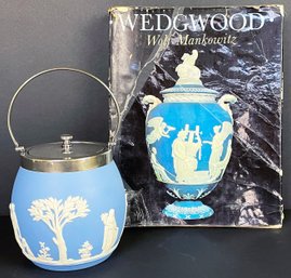 Wedgwood By Wolf Mankowitz Biscuit Jar & Hardcover Book