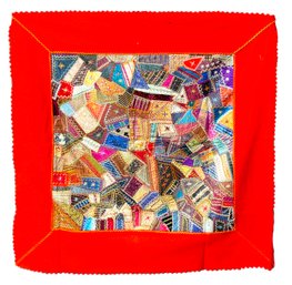 Crazy Quilt Wall Hanging By Ann Modahl (some Holes)