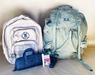 Military Backpack, NRA BackPack, Reading Light With Case