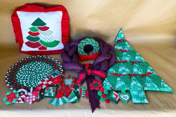 Handmade Christmas Decor Including Pillow