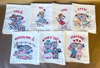 7 Very Cute Embroidered Tea Towels