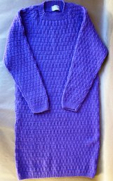 Handmade Purple Sweater Dress