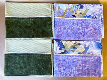 2 Sets Of Handmade Pillow Cases