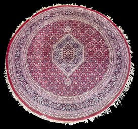 Beautiful Round Wool Floor Rug