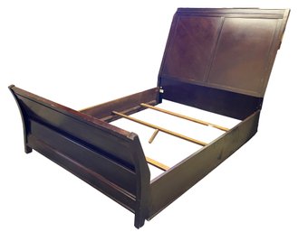 Sleigh Bed Full Sized Beautiful Bed Frame With Large Headboard