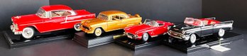 Collectible Vintage Franklin Mint Precision Model Cars Including 1950s Chevrolet Bel Airs