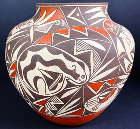Acoma Pueblo Native American Pottery Wedding Vase - Loretta Joe