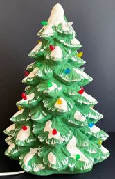 Trim A Home Illuminated Porcelain Christmas Tree