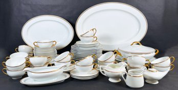 Large Collection Of Bavarian Gold Rimmed China, Mostly Hutschenreuther Selb