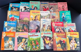 Vintage 1960s-70s Hardcover Books Including Little Women, Donna Parker, Trixie Belden